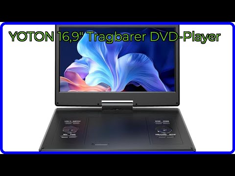 BEWERTUNG (2025): YOTON 16,9" Tragbarer DVD-Player. WESENTLICHE Einzelheiten