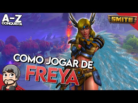 COMO JOGAR DE FREYA - A-Z Conquista + Guia - ⚡ Smite BR