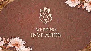 Latest Wedding Invitation Video Without Text  Free