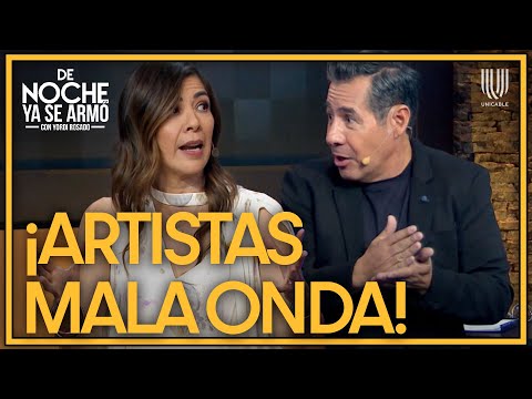 Locutores destapan quiénes son los artistas buena onda y los mala onda | De Noche