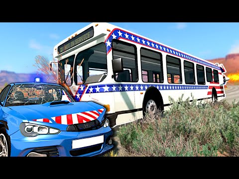 ROCKET BUS DRAG RACE! - BeamNG Drive Multiplayer Gameplay
