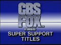 CBS FOX Rare Bumpers 1990