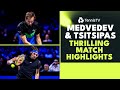 Thrilling Daniil Medvedev vs Stefanos Tsitsipas Highlights! ? | Vienna 2023 Semi-Final