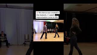 Unbelievable improvised West Coast Swing performance