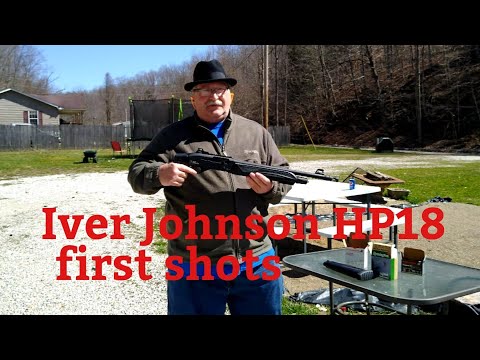 Iver Johnson HP18 first shots fired through it. will it function? we are about to find out together.