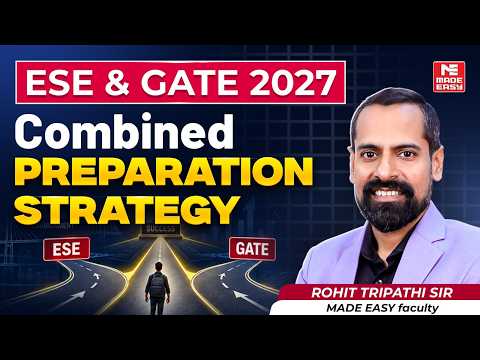 GATE 2027 Combined Preparation Strategy: 5-Phase Plan (MADE EASY)