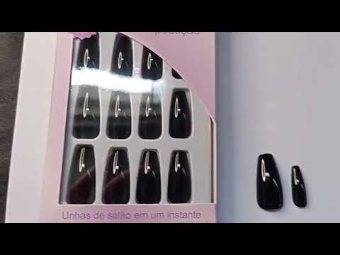 CARTELA DE UNHA POSTIÇA BAILARINA+PALITO E LIXA E25 REAL LOVE COM 24 UN