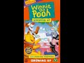 Opening To Winnie The Pooh Growing Up And Working Together UK VHS 1998