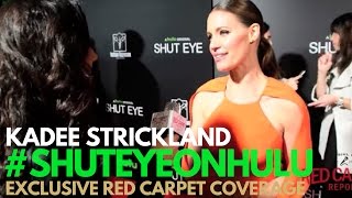 KaDee Strickland at the Red Carpet Premiere of "Shut Eye" on Hulu