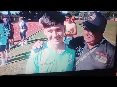 Cristóbal Contreras, jugador de la selección infantil Los Ángeles 