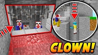 PENNYWISE CLOWN PISTON TRAP! - Minecraft SKYWARS TROLLING (NO WAY!)
