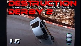 Destruction Derby 2 on the Playstation (PS1)