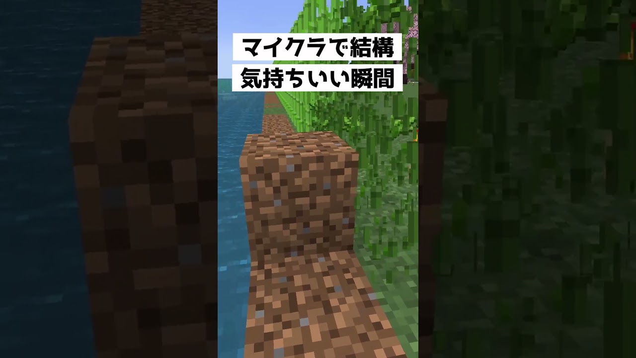 マイクラやってて上位に入るぐらい気持ちいい瞬間【マインクラフト】#shorts