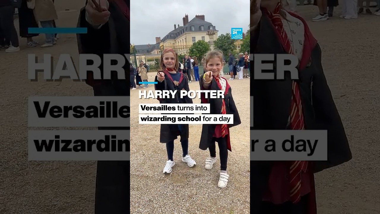 Harry Potter: Versailles turns into wizarding school for a day • FRANCE 24 English