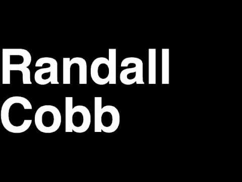 How to Pronounce Randall Cobb Green Bay Packers NFL Football Touchdown TD Tackle Hit Yard Run