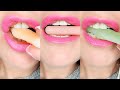 TRYING FROZEN NIK L NIP WAX CANDY BOTTLES SATISFYING ASMR EATING SOUNDS