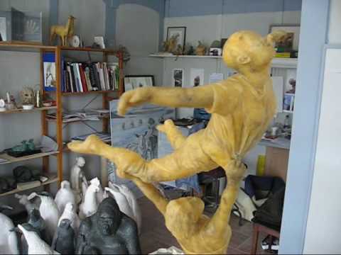 Angela Hunter, sculptor, The Realist and The Dreamer