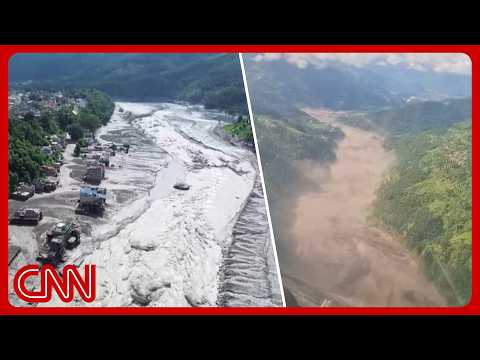 China-Nepal flash flood: Helicopter pilot describes everything he saw