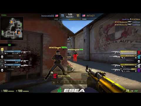 Highlight: ESEA Main Map 7 - iNTACT vs InovateGG #8