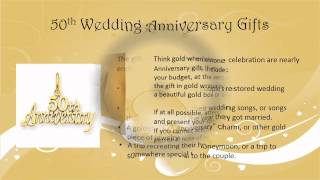 50th Wedding Anniversary Gift Ideas