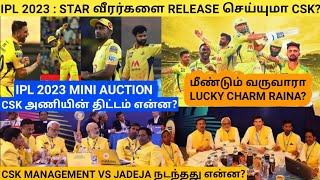 IPL 2023 | CSK NEW AUCTION PLAN | CSK IPL 2023 PREDICTION| STAR PLAYERS RELEASED | STRONG CSK BACK?