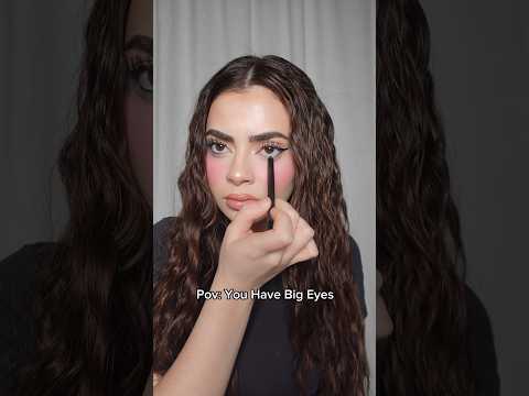 Pov you have BIG eyes #makeupchallenge #foryou