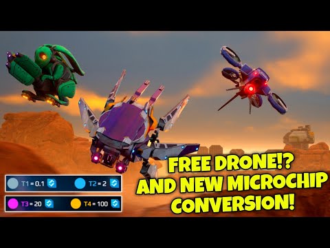 FREE DRONE AND NEW MICROCHIP CONVERSION In War Robots Update 8.8!
