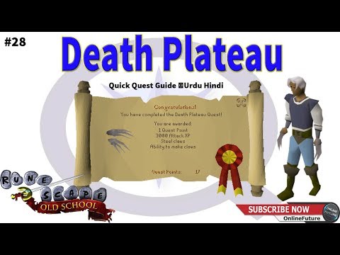 OSRS│How To Complete Death Plateau Quest 2020 │Quick Quest Guide │Urdu Hindi
