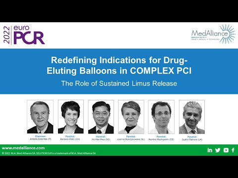 Redefining Indications for Drug-Eluting Balloons in COMPLEX PCI - EuroPCR 2022
