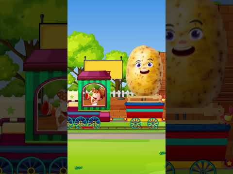 छुक छुक गाड़ी के साथ सब्जियों के नाम | Learn Vegetable Names & Spellings | Part 1 video thumbnail