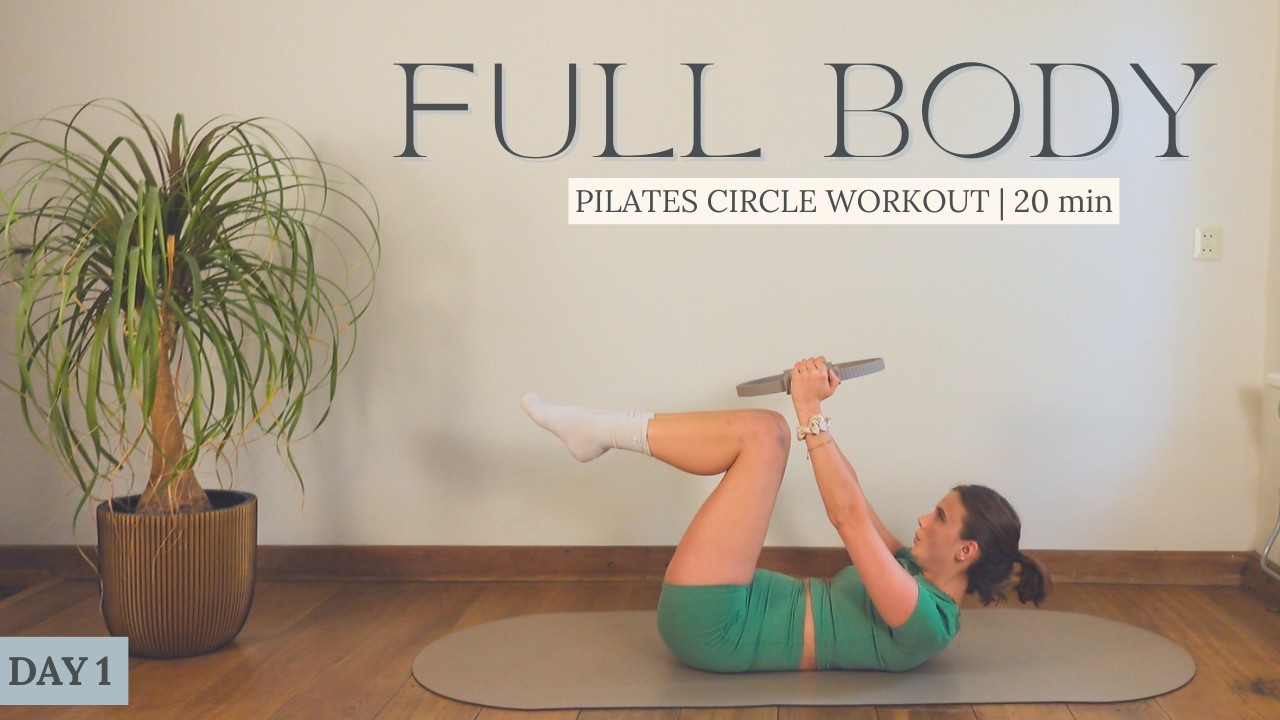 20 MIN Full Body Pilates Ring Workout | Total Body Toning