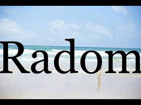 How To Pronounce Radom🌈🌈🌈🌈🌈🌈Pronunciation Of Radom