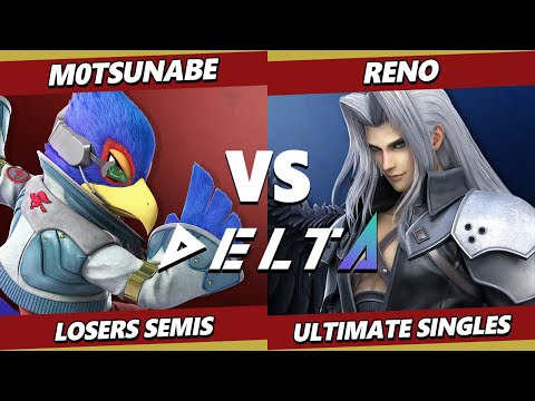 Delta 8.5 LOSERS SEMIS - M0tsunabE (Falco) Vs. Reno (Sephiroth) Smash Ultimate - SSBU