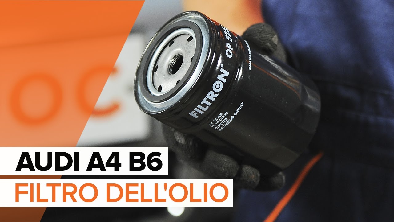 Come cambiare olio motore e filtro su Audi A4 B6 - Guida alla sostituzione