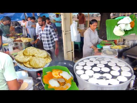 Highest Selling Breakfast in Tirupati | Soft Idly |  Dosa |  Indian Street Food | #tirupathifood 