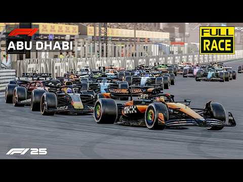 Abu Dhabi Grand Prix F1 2025 Season Full Race F1 25 Yas Marina Circuit