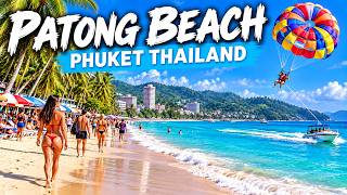 Patong Beach Phuket Thailand 🇹🇭 Morning Walking Tour 2026 | Beachfront & Tropica