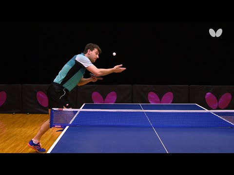 How To Short Sidespin Serve Like Timo Boll | Butterfly Table Tennis
