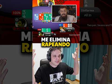 PapoMc Eliminates Zeros Raping 🎤🙂‍↕️ #poker #pokerstars #pokeronline #badbeat