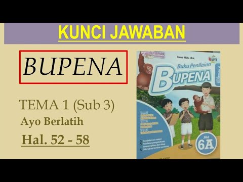 BUPENA 6A - Hal. 52 - 58 | Ayo Berlatih