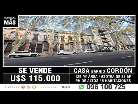 Video de YouTube - Casa Venta Cordón Montevideo iMas.uy LC *