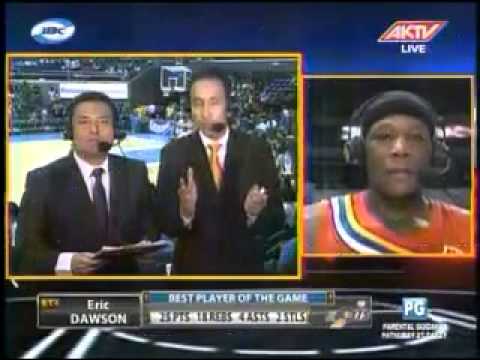 Eric Dawson Best Player of the game interview Meralco vs SMCM