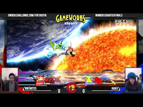 FGF - RiR|Nite$ (Diddy Kong) Vs. Haku (Pikachu) - WQF