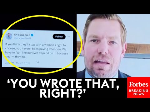 Trump's Lawyer Confronts Eric Swalwell With His Own Tweets Calling To 'Fight' During Landmark Trial