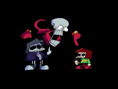 FNF ATROCITY BUT SANS AND PAPYRUS ARE BEATING UP THE HUMAN (WITH VOICE ACTING)