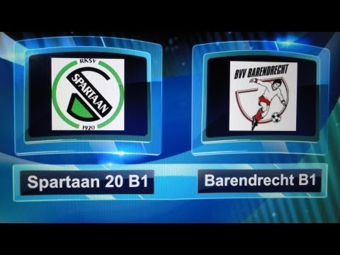 Spartaan '20 B1 - BVV Barendrecht B1 14-09-2013