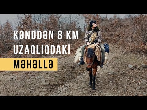 Kənddən 8 km uzaqda yaşayan uşaqlarla unudulmaz görüş