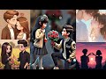 Romantic Cartoon Couple DP Photo Matching Couple Dp Cartoon Couple Dp