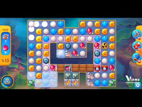 Fishdom. 9108 level no boosters and diamonds. 17 moves