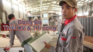 Xưởng thiết kế, sản xuất thi công tủ bếp  chuẩn 5 khu công năng tích hợp phụ kiện tủ bếp thông minh